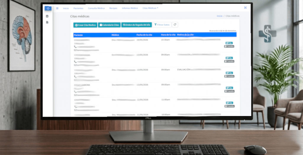 Software para citas médicas Digitalizar tu consultorio medico - inMedical