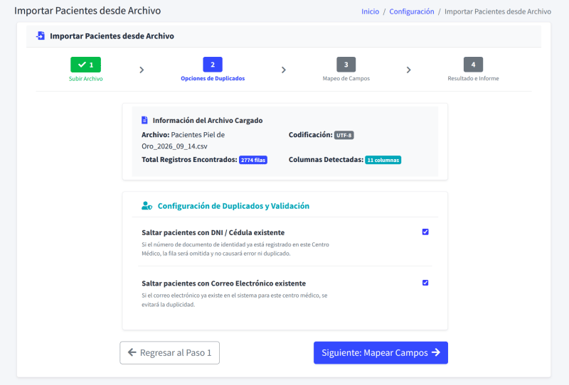 software de gestión medica con importador de pacientes online 2 - inMedical